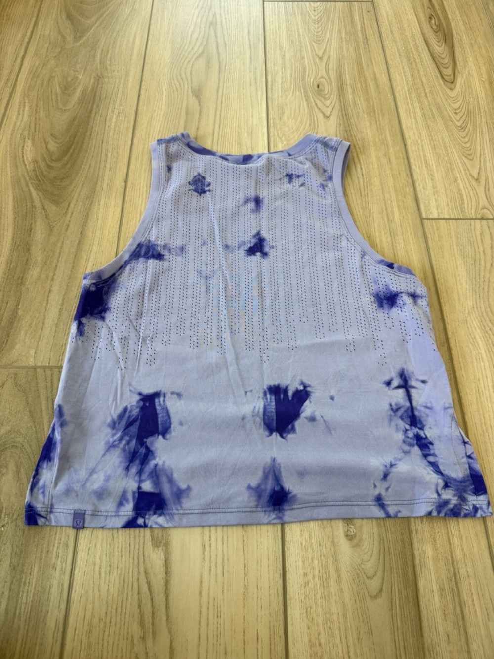 Lululemon Train to Be Tank Top - Rain Stripe Marble Dye Charged Indigo - Picture 6 of 6
